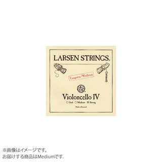 LARSENsc333142 チェロ弦 ORIGINAL オリジナル C弦 Medium 【バラ弦1本】