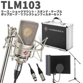 NEUMANN TLM 103 mono set ボーカル・ナレーター録音セット シルバー コンデンサーマイク