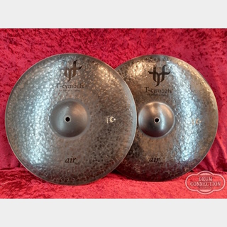 T-CymbalsT-Air(No hole) Hi-hat 16" (Pair) 1,180g/1,400g