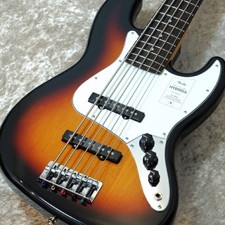 FenderMade in Japan Hybrid II Rosewood Fingerboard Jazz Bass V -3-Tone Sunburst-【旧価格個体】