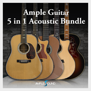 AMPLE SOUND AMPLE GUITAR 5 IN 1 ACOUSTIC BUNDLE