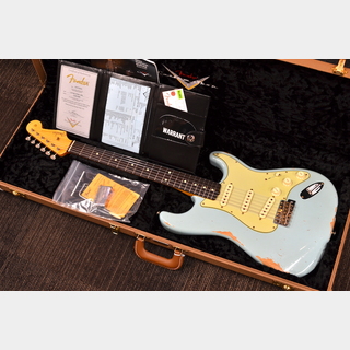 Fender Custom Shop Limited Edition 1960 Stratocaster Relic ～Faded Aged Daphne Blue～ 【3.47kg】【2022年製中古】