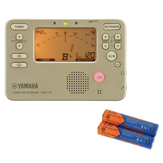 YAMAHA TDM-710GL 単4乾電池付きセット 吹奏楽 管楽器 弦楽器 ブラスバンド オーケストラ チューナーメトロノーム