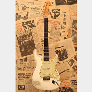 Fender 1962 Stratocaster Hardtail "Olympic White Finish with Slab Finger Board"