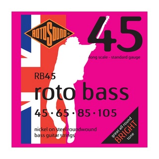 ROTOSOUNDRB45 Roto Bass Standard 45-105 LONG SCALE エレキベース弦×2セット