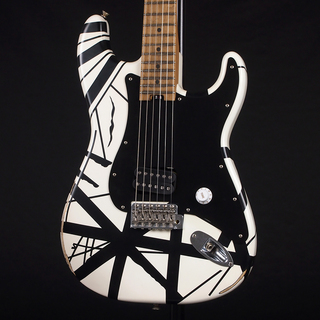 EVH Striped Series '78 Eruption Maple Fingerboard White with Black Stripes Relic【EVH2116986】