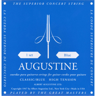 AUGUSTINE Classic Blue Regular Trebles High Tension Basses 28-45【名古屋栄店】