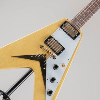 Gibson Custom Shop 1958 Korina Flying V Reissue Natural VOS White Pickguard【S/N:84606】
