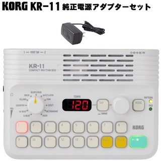 KORGKR-11 純正電源アダプター(KA350)セット COMPACT RHYTHM BOX