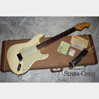 Fender '60 Stratocaster Olympic White /Slab Rose neck "Full original/Mint condition"
