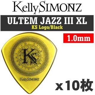 愛曲楽器オリジナル [10枚セット]Kelly SIMONZ(ケリーサイモン) オリジナルピック KSJZ3-100 ウルテム JAZZ III XL 1.00mm
