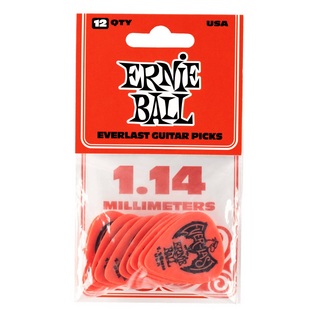ERNIE BALLアーニーボール ERNIE BALL Everlast Guitar Picks ＃9194 Red 1.14mm 12枚入り