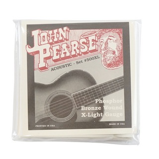 John Pearse500XL アコースティックギター弦 10-47×3セット