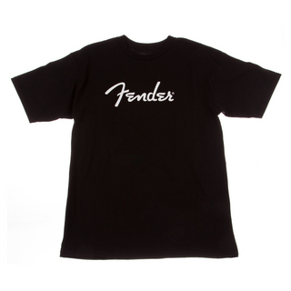 Fender フェンダー Spaghetti Logo T-Shirt Black L Tシャツ