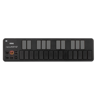 KORG 【3/23更新】【箱無し展示品】nanoKEY2 BK (ブラック) MIDIキーボード スリムライン USB 25鍵盤　通常￥693