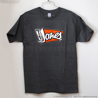 TV JONESMens Orange Logo オレンジロゴ Tシャツ M グレー