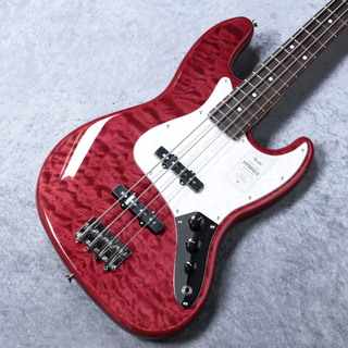 Fender 2024 Collection MIJ Hybrid II Jazz Bass RW Quilt - Red Beryl -【4.10kg】【JD24002298】