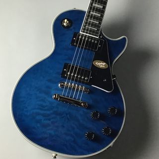 EpiphoneLes Paul Custom Quilt Viper Blue (バイパーブルー) エレキギター レスポールカスタム 島村楽器限定モデル