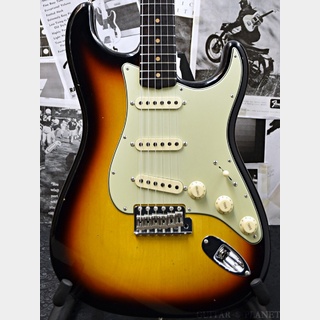 Fender Custom ShopGuitar Planet Exclusive Limited Edition 1963 Stratocaster Journeyman Relic -Aged 3 Color Sunburst-