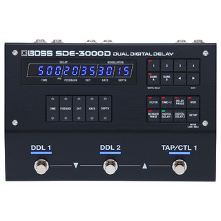 BOSS SDE-3000D デュアルデジタルディレイ 【名機 SDE-3000を再現】DUAL DIGITAL DELAY