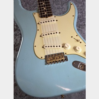 Fender Custom Shop 1963 Stratocaster Journeyman Relic  / Faded Aged Daphne Blue [3.54kg][2021年製]