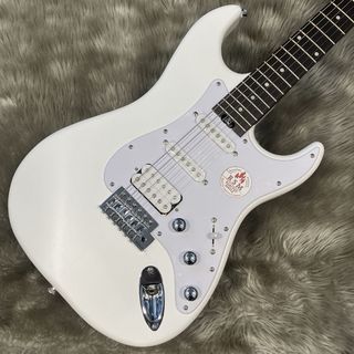 Bacchus SGS-ASH RSM WHM エレキギター ストラトキャスタータイプ 限定カラー ホワイトマット