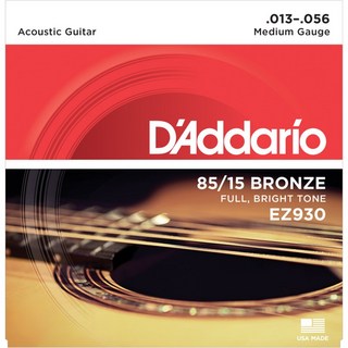 D'Addario 85/15 American Bronze EZ930 (Medium/56-13)