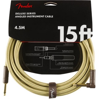 Fenderフェンダー Deluxe Series Instrument Cables SL 15' Tweed ギターケーブル