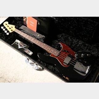 Fender Custom Shop 1962 Jazz Bass Relic -Aged Black-【スタックノブ】