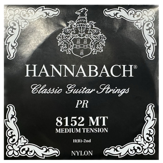 HANNABACHE8152 MT-Black H クラシックギター 2弦用 バラ弦 1本