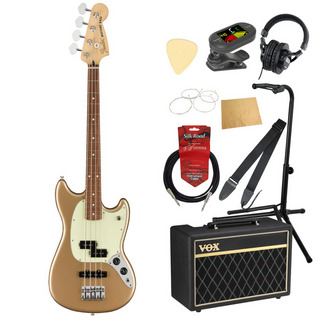 Fender フェンダー Player Mustang Bass PJ PF FMG エレキベース VOXアンプ付き 入門10点 初心者セット