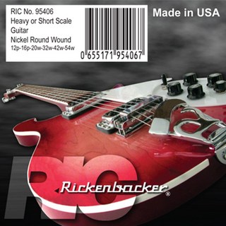 RickenbackerHeavy or Short Scale Guitar Nickel Round Wound No.95406 (12-54)