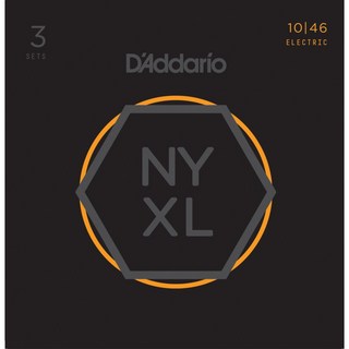 D'AddarioNYXL Series Electric Guitar Strings NYXL1046-3P［3セットパック］