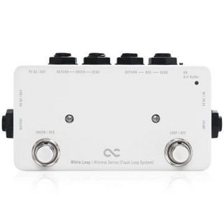 ONE CONTROL Minimal Series White Loop with BJF Buffer 【バージョンアップ】【AB反転2ループスイッチャー】