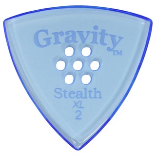 Gravity Guitar PicksStealth -XL Multi Hole - GSSX2PM 2.0mm Blue ピック