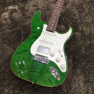 HISTORY HSSSH-Premium/FT Translucent Green #TJ230177【福岡ギターショーモデル】