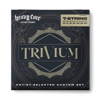 Jim DunlopTVMN10637 TRIVIUM HEAVY CORE STRINGS 10/63 7弦ギター用 エレキギター弦