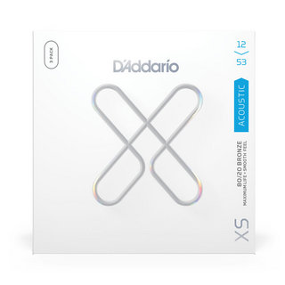 D'Addario【3セットパック】ダダリオ XSABR1253-3P Regular Light 12-53 アコギ弦 コーティング弦 80/20ブロンズ