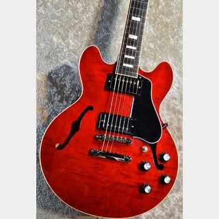 Gibson ES-339 Figured Sixties Cherry #213530906【チョイ傷特価、漆黒指板、軽量3.34kg】
