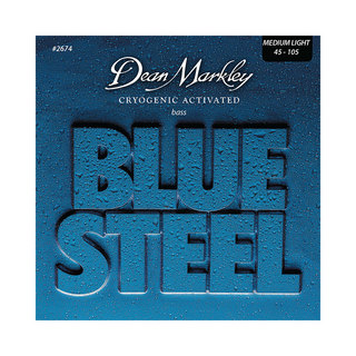 Dean MarkleyDM2674 Blue Steel Bass Guitar Strings Med Light 4STR 45-105 エレキベース弦