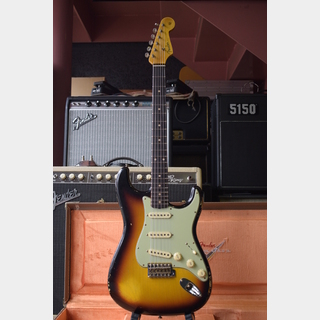 Fender Custom Shop '60 STRATOCASTER RELIC - AGED 3-COLOR SUNBURST [S/N : CZ573901]