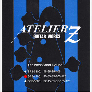 ATELIER ZSPS-4700 (.045.065.085.105.125)【ステンレス・ラウンド弦】【パッケージダメージ品】