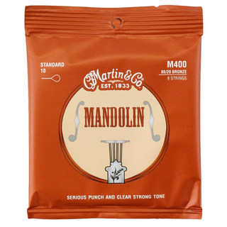 Martin M400 MANDOLIN 80/20 Bronze Standard マンドリン弦×10セット