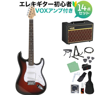 Photogenic ST-180 RDS エレキギター 初心者14点セット【VOXアンプ付き】 ストラトタイプ
