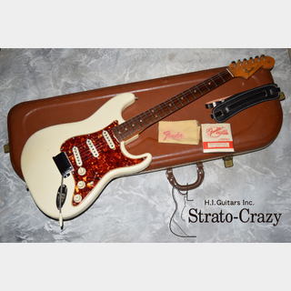 Fender Stratocaster '65 Olympic White/Rose neck with  Original Tortoiseshell Pickguard "Rare"