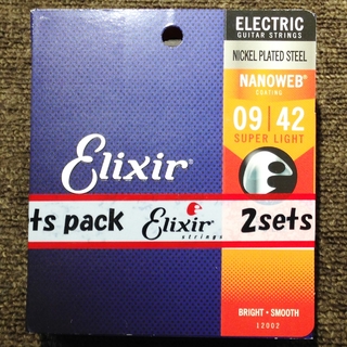 Elixir #12002 NANO WEB Super-Light 09-42 2pack【同梱可能】