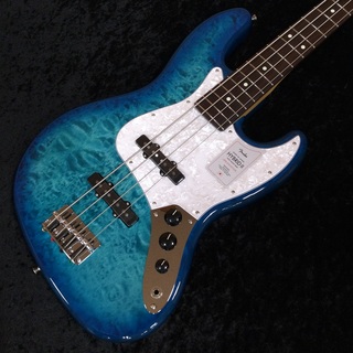 Fender  2024 Collection Made in Japan Hybrid II Jazz Bass Quilt Aquamarine