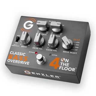 GENZLER 4 ON THE FLOOR CLASSIC BASS OVERDRIVE PEDAL【即納可能】