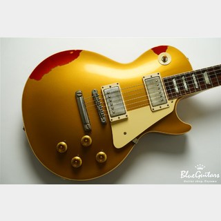 Gibson Custom ShopLimited Les Paul Standard Painted Over Aged - Gold over Cherry Sunburst