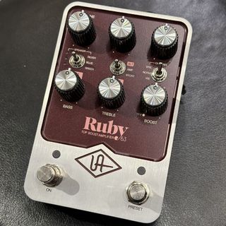 Universal Audio UAFX Ruby '63 Top Boost Amplifier 【期間限定「特別価格」プロモーション】
